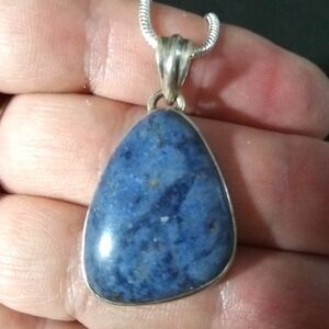 Dumortierite Pendant Psychic Aid